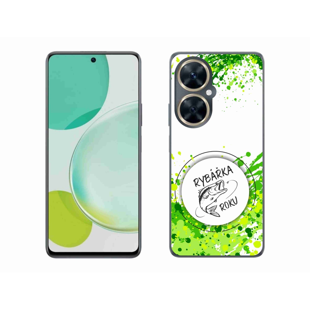 Gél borító mmCase a Huawei Nova 11i - az év horgásza fehér háttérrel