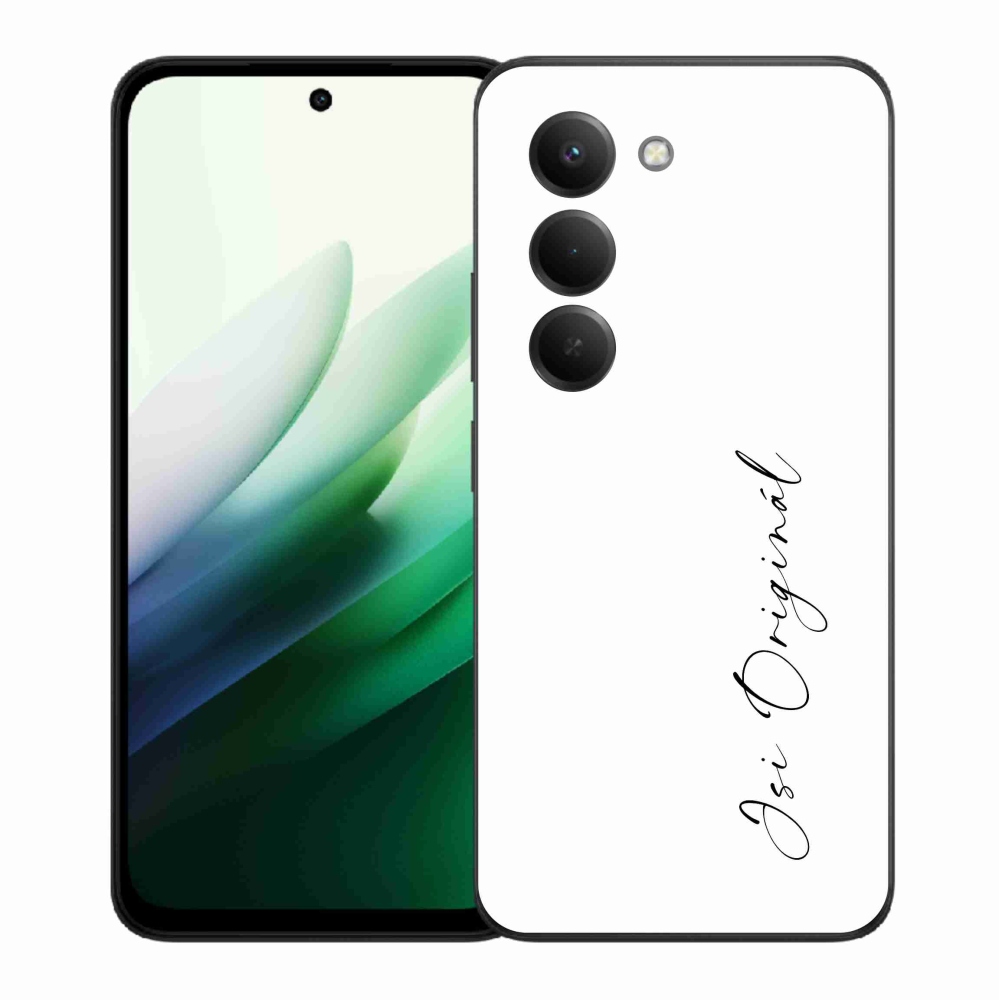 Gél borító mmCase a Xiaomi Redmi 15 5G - te vagy az eredeti fehér háttérrel