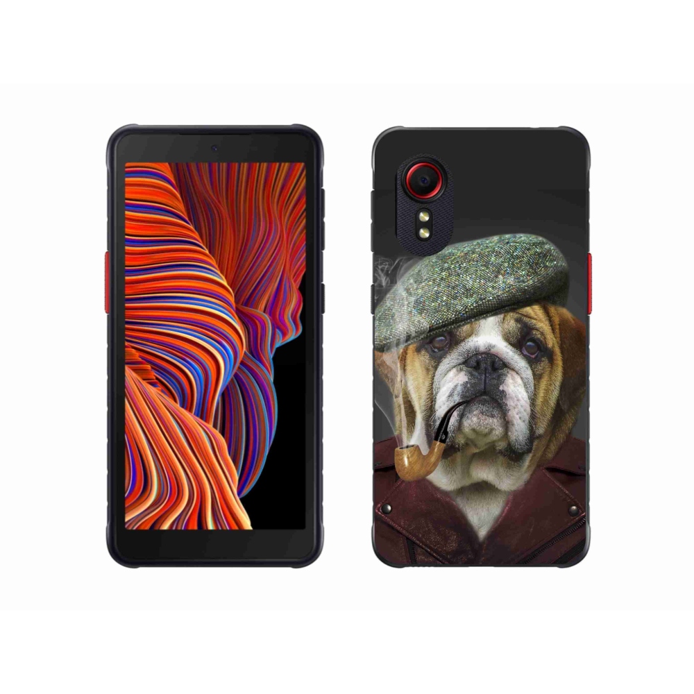Gél borítás mmCase Samsung Galaxy Xcover 5 - kutya csővel