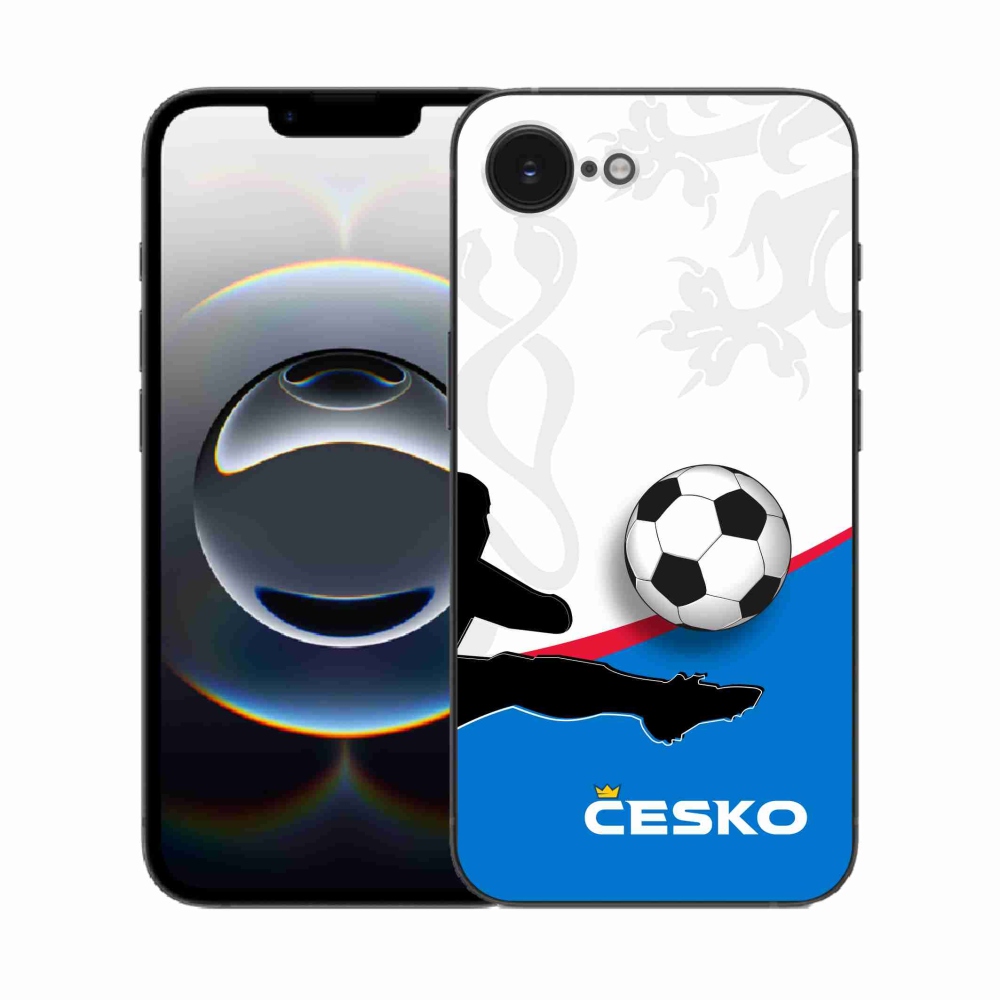 Gél borítás mmCase iPhone 16e készülékhez - futball Csehország 3