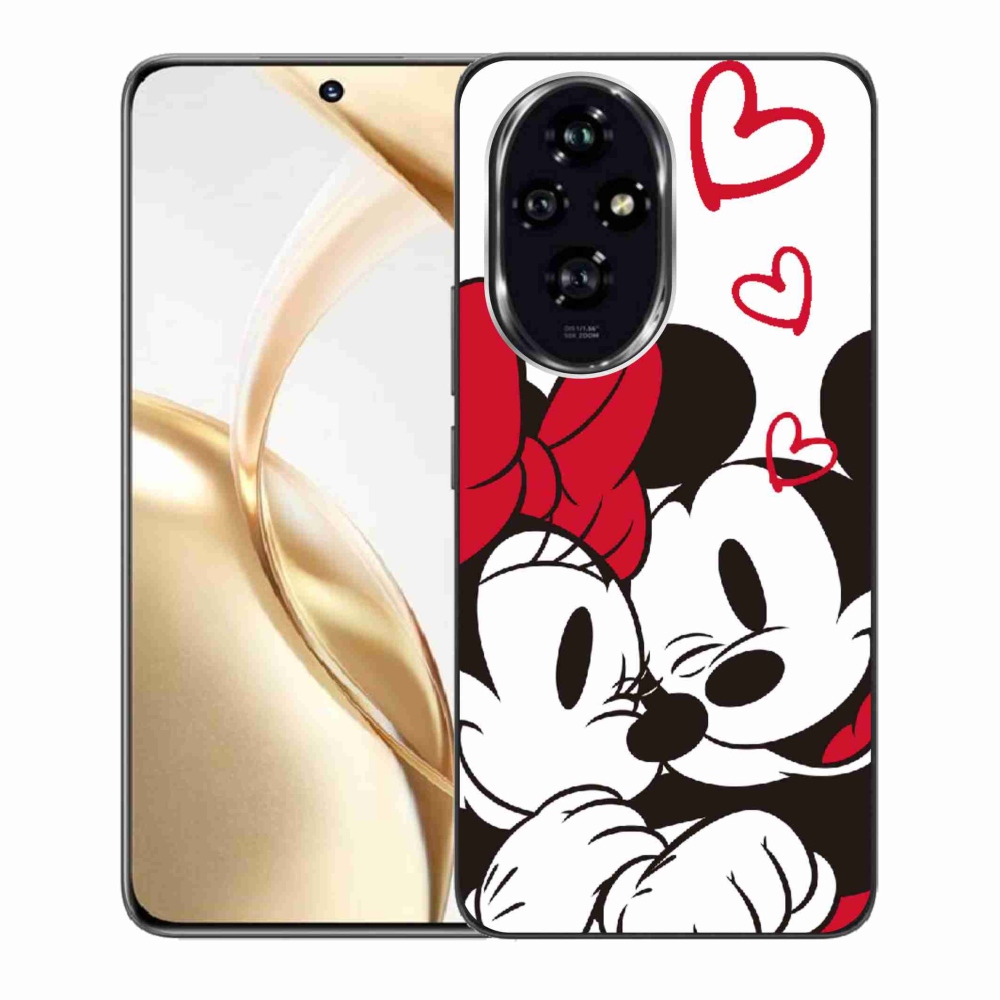 Zselés borító mmCase a Honor 200 5G készülékhez - minnie és mickey