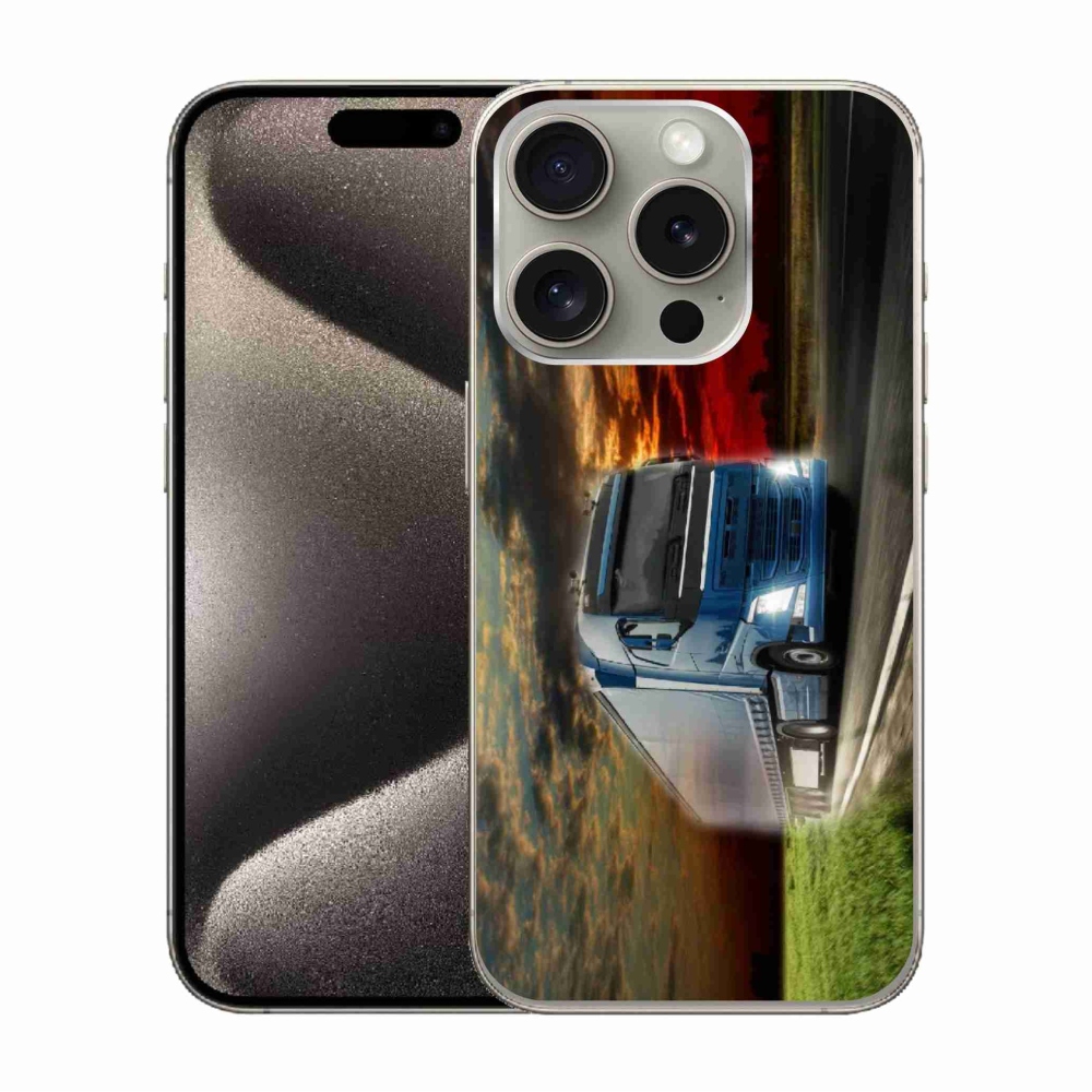 Zselés borítás mmCase iPhone 15 Pro készülékhez - teherautó 4