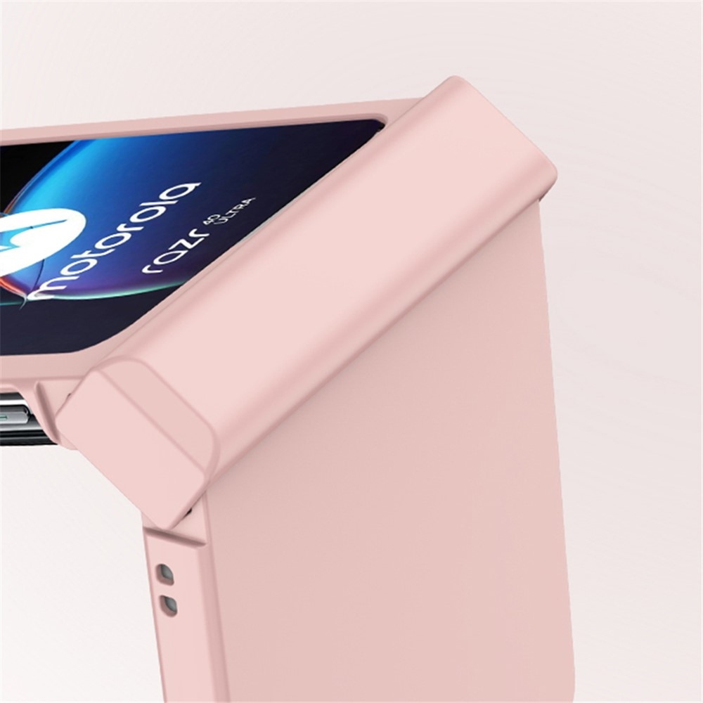 Kemény műanyag borítás Motorola Razr 40 Ultra 5G készülékhez - rózsaszín