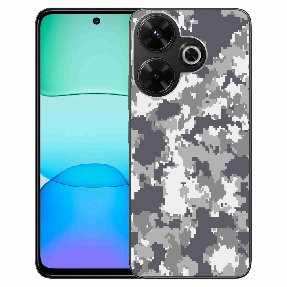 Gél borítás mmCase a Xiaomi Redmi 13 4G/Poco M6 4G számára - álcázó minta 2