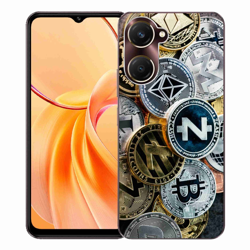 Gélburkolat mmCase a Vivo Y28s 5G számára - kriptovaluták