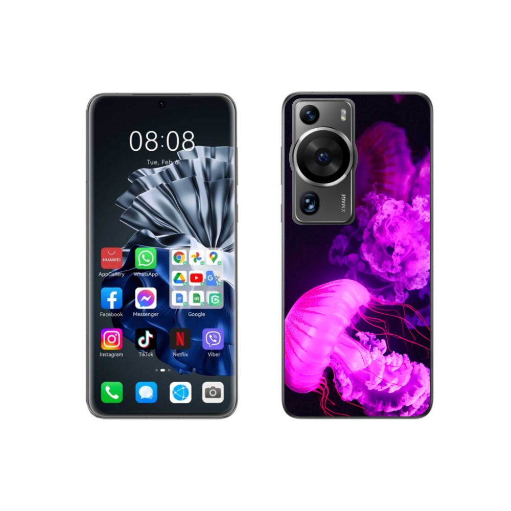 Zselés borítás mmCase a Huawei P60 Pro készülékhez - medúza 1