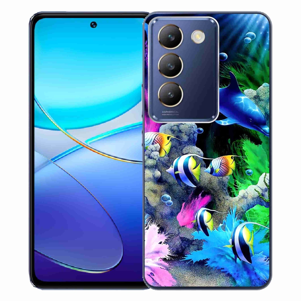 Gél tok mmCase a Vivo V40 SE 4G/5G készülékhez - Tengeri világ