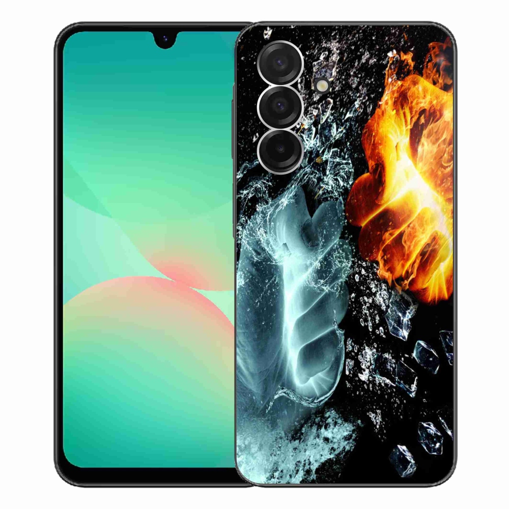 Zselés borítás mmCase Samsung Galaxy A26 5G - víz és tűz