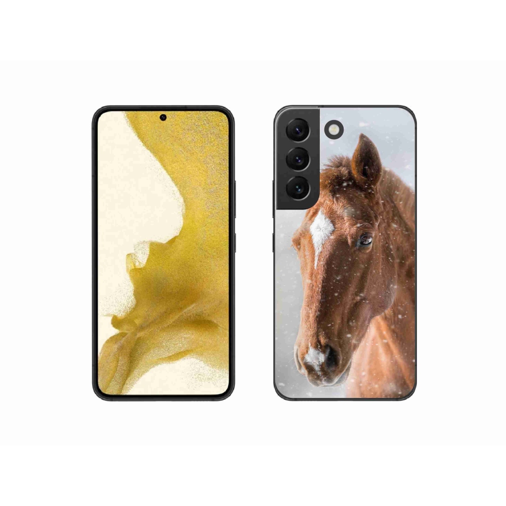 Zselés borítás mmCase Samsung Galaxy S22 5G - barna ló 2