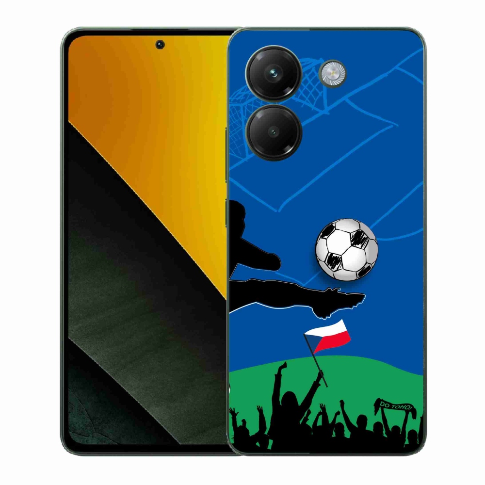 Gél borítás mmCase a Xiaomi Poco M7 Pro 5G-hez - futballszurkolóknak