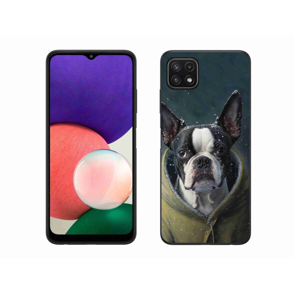 Zselés borítás mmCase Samsung Galaxy A22 5G - bulldog