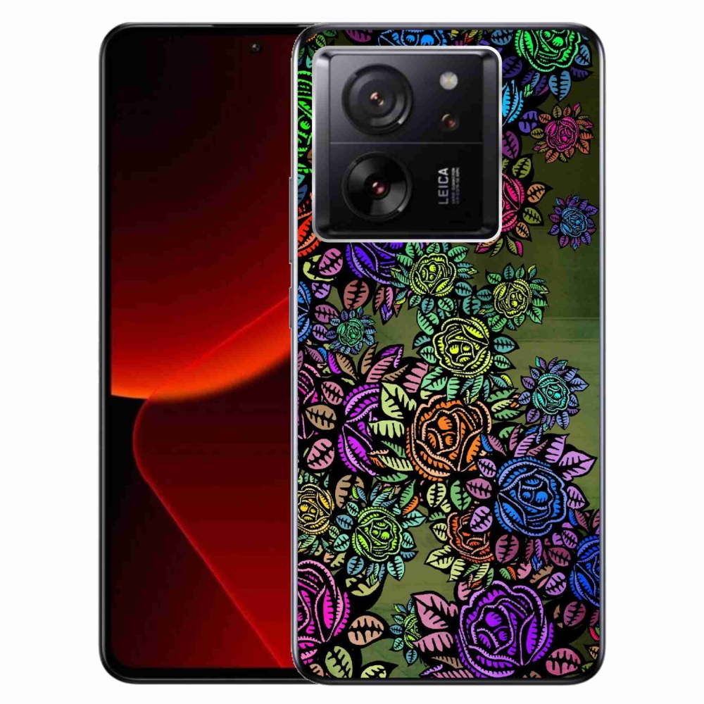Gél borítás mmCase a Xiaomi 13T/13T Pro számára - virágok 6