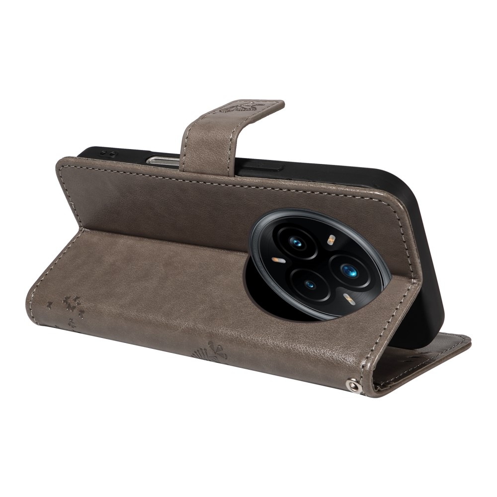 Fák könyvtáska a Realme 14 Pro+ 5G számára - szürke