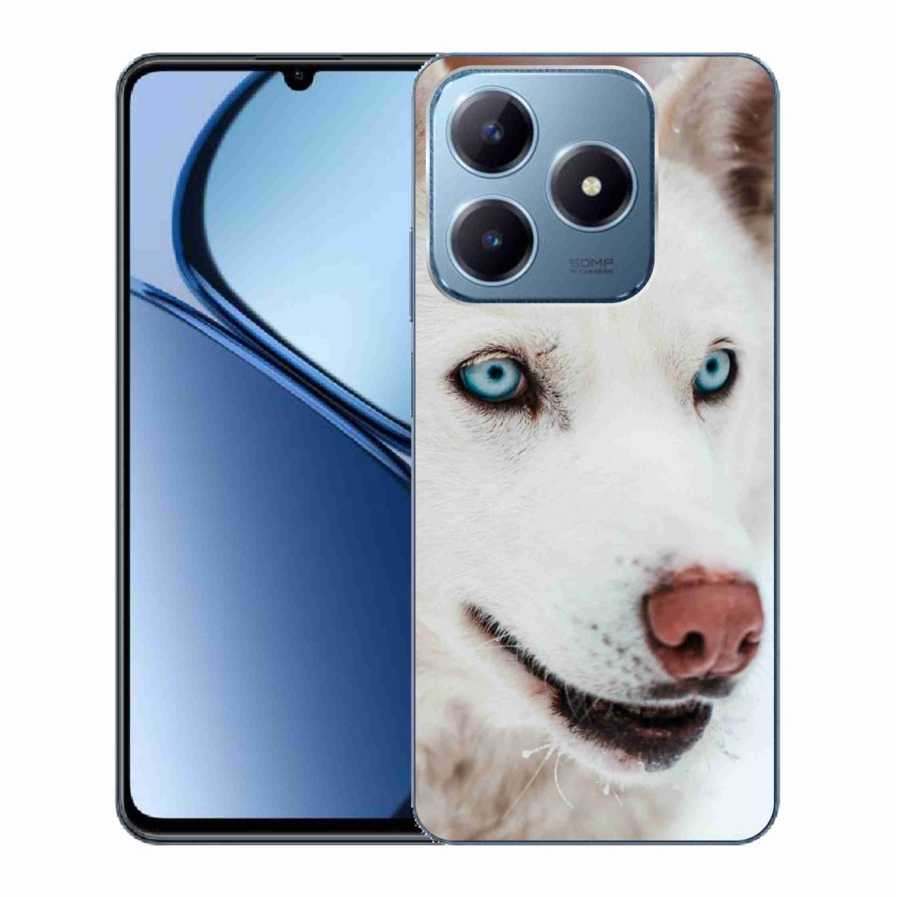 Gél tok mmCase a Realme C63 készülékhez - kutyaszemmel nézve