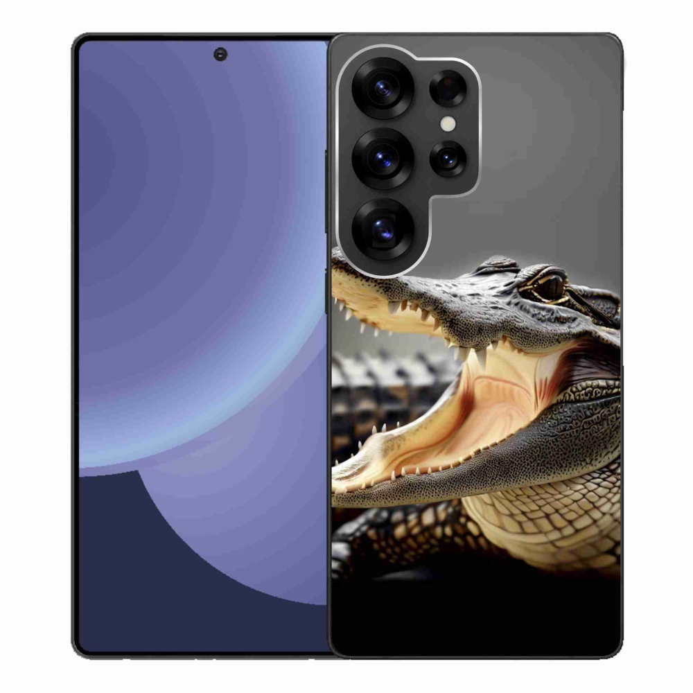 Gél védőhuzat mmCase Samsung Galaxy S25 Ultra készülékhez - krokodil