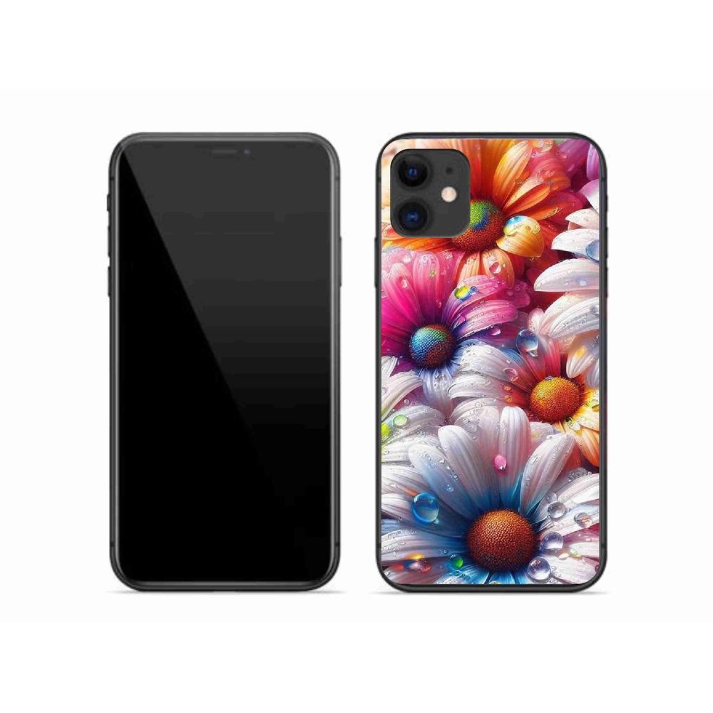 Gél borítás mmCase iPhone 11 készülékhez - színes százszorszépek