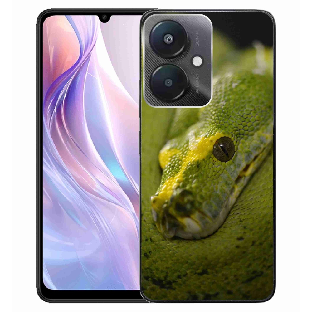 Gél borítás mmCase a Xiaomi Redmi 13C 5G számára - kígyó 2