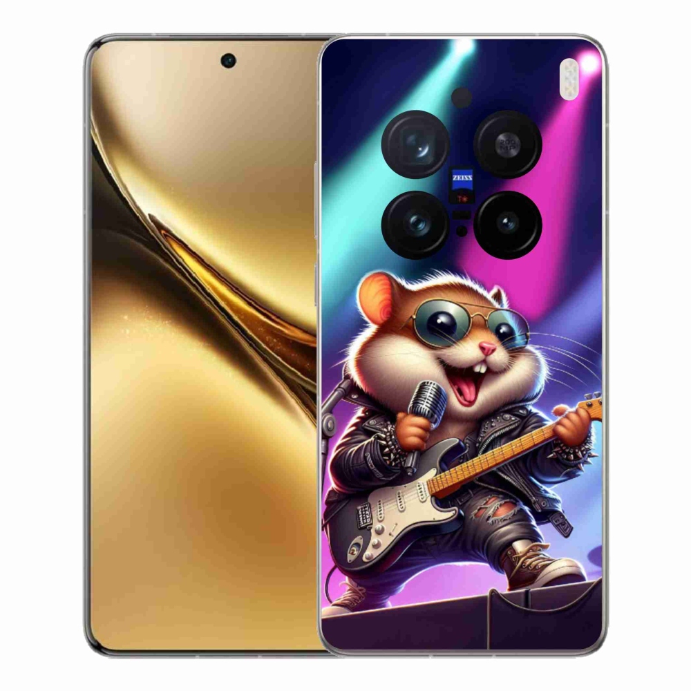 Zselés borítás mmCase a Vivo X200 Pro 5G készülékhez - hörcsög hintaló