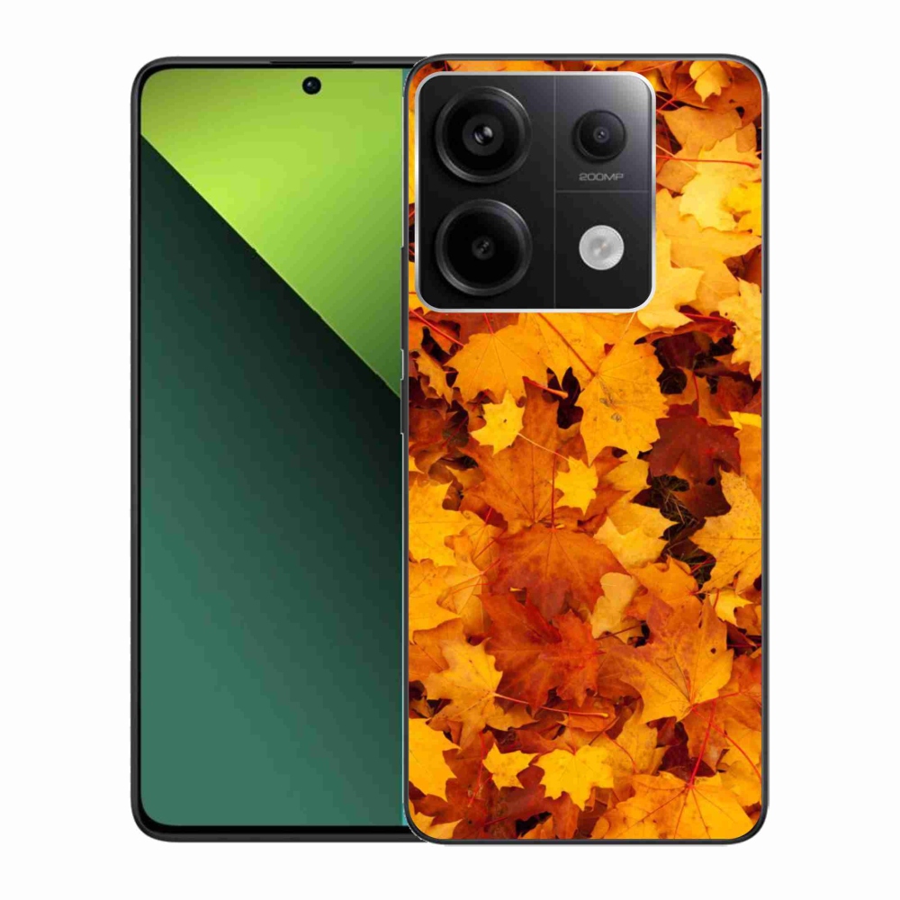 Gél borítás mmCase a Xiaomi Redmi Note 13 Pro 5G/Poco X6 5G számára - juharlevelek