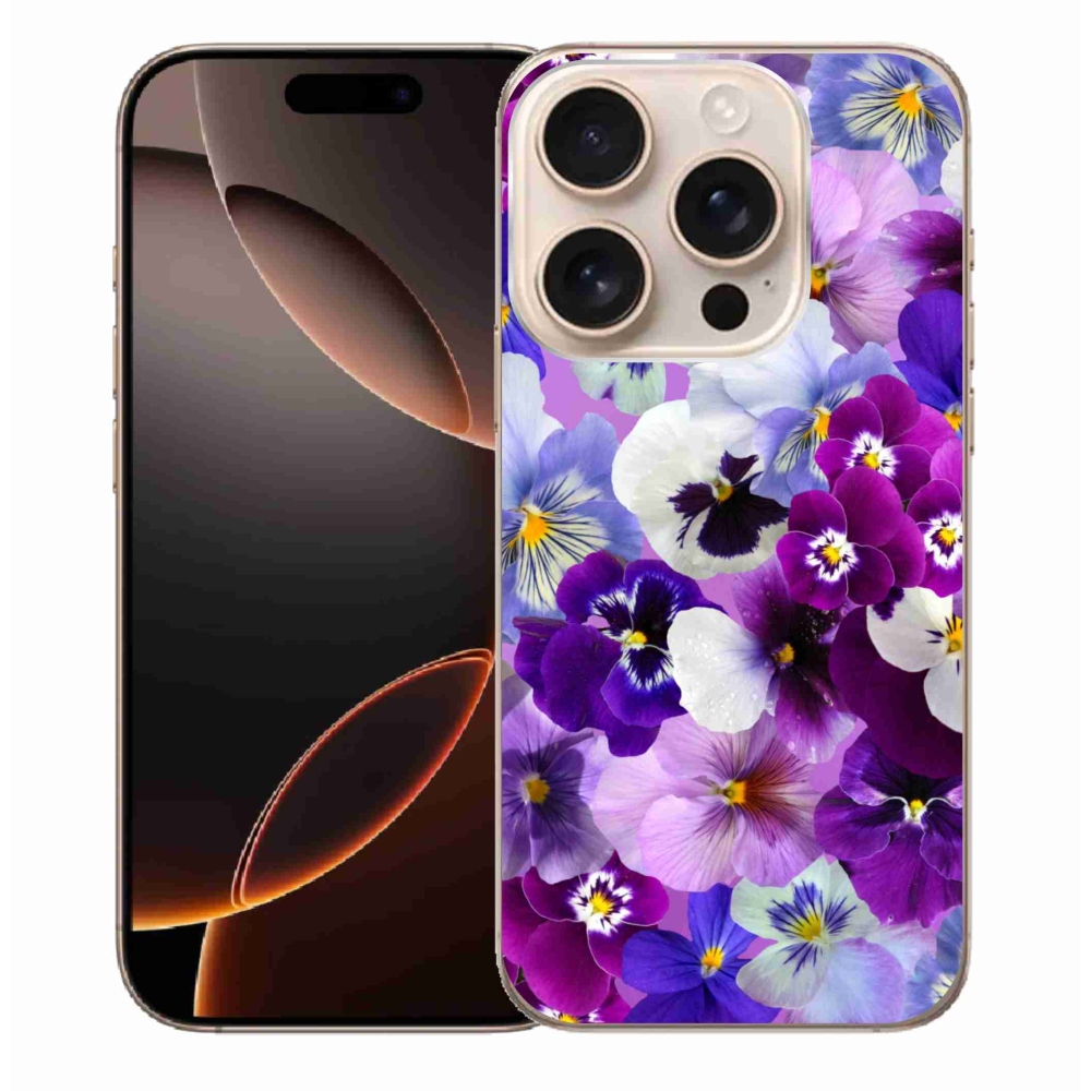 Gél borítás mmCase iPhone 16 Pro Max készülékhez - virágok 9