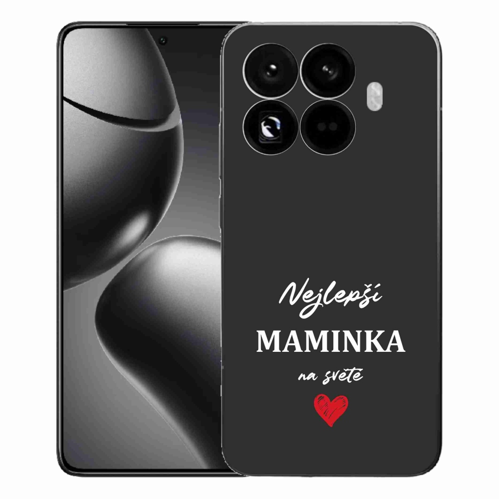 Gél borító mmCase a Xiaomi 15T Pro - legjobb anya 1 fekete háttérrel