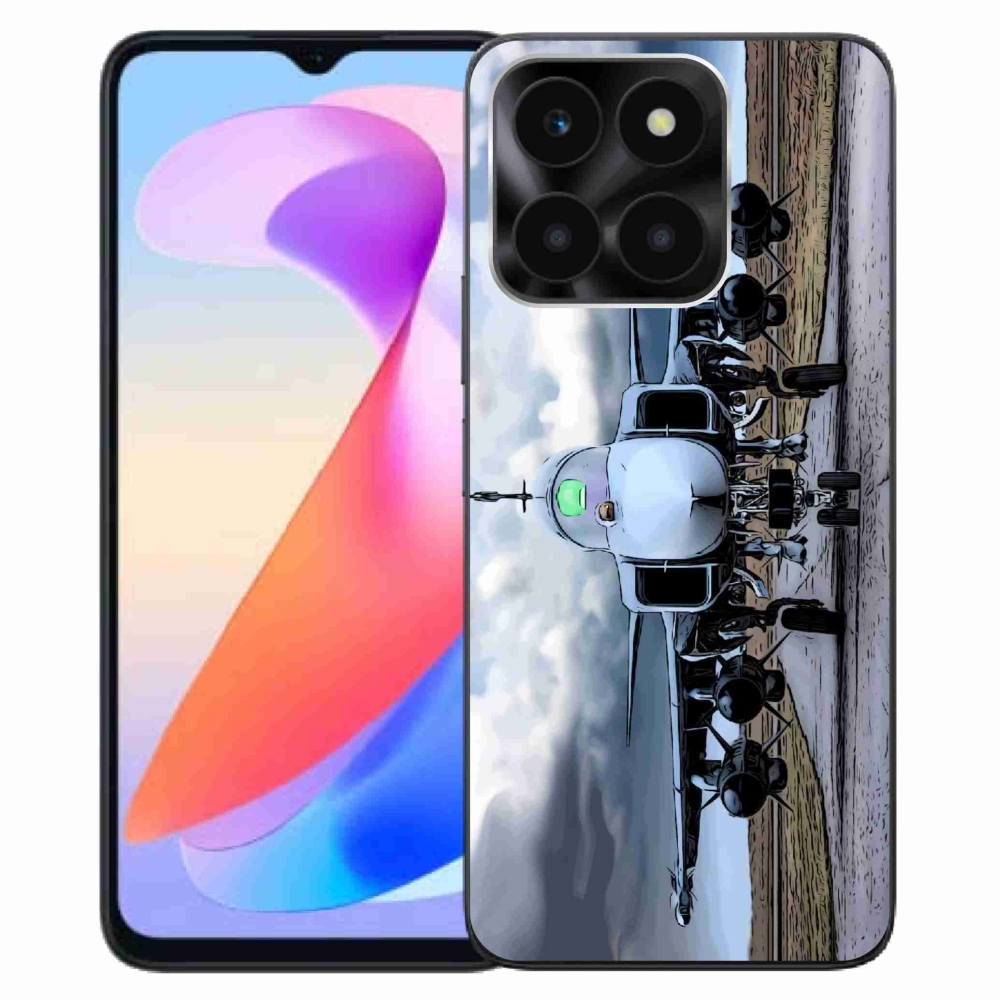 Zselés borítás mmCase a Honor X6a számára - katonai repülőgépek