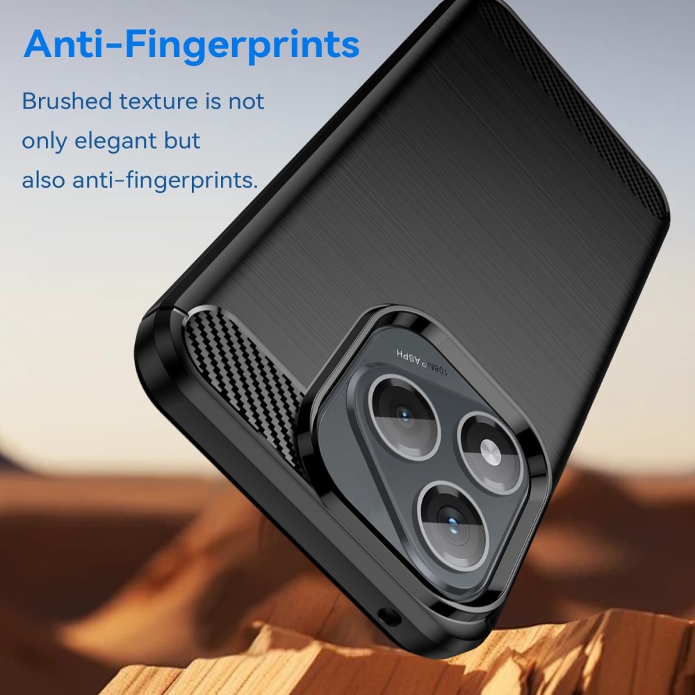 Szénálló zselés tok a Honor 400 Lite-hoz - fekete