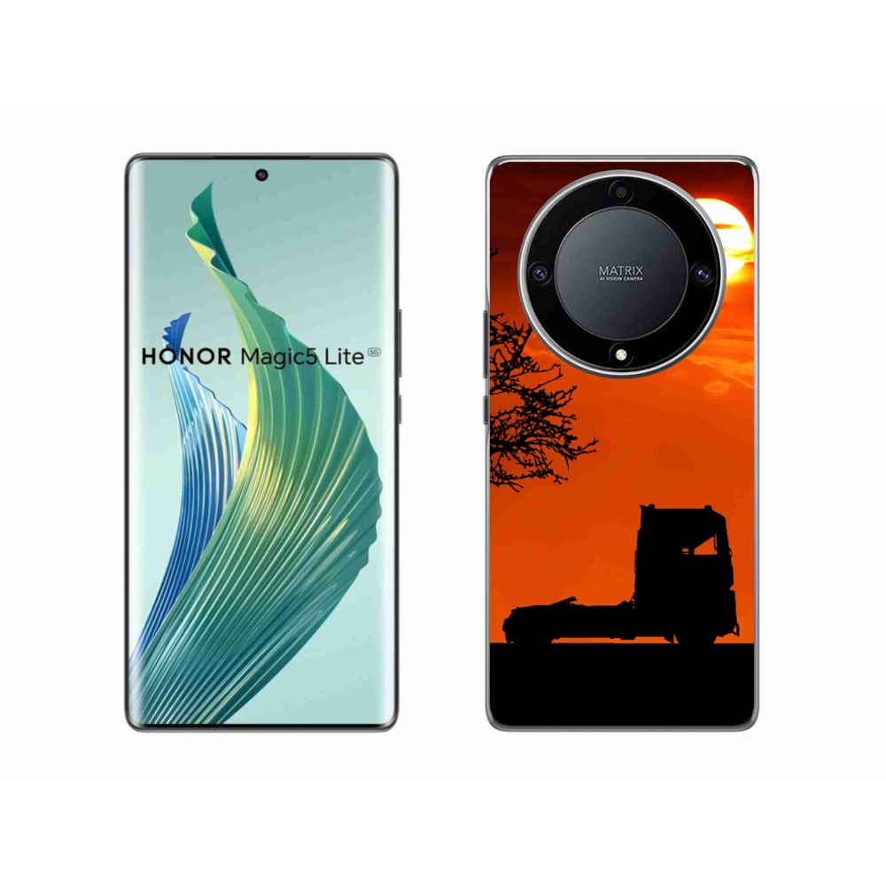 Zselés borítás mmCase a Honor Magic 5 Lite 5G készülékhez - teherautó 3