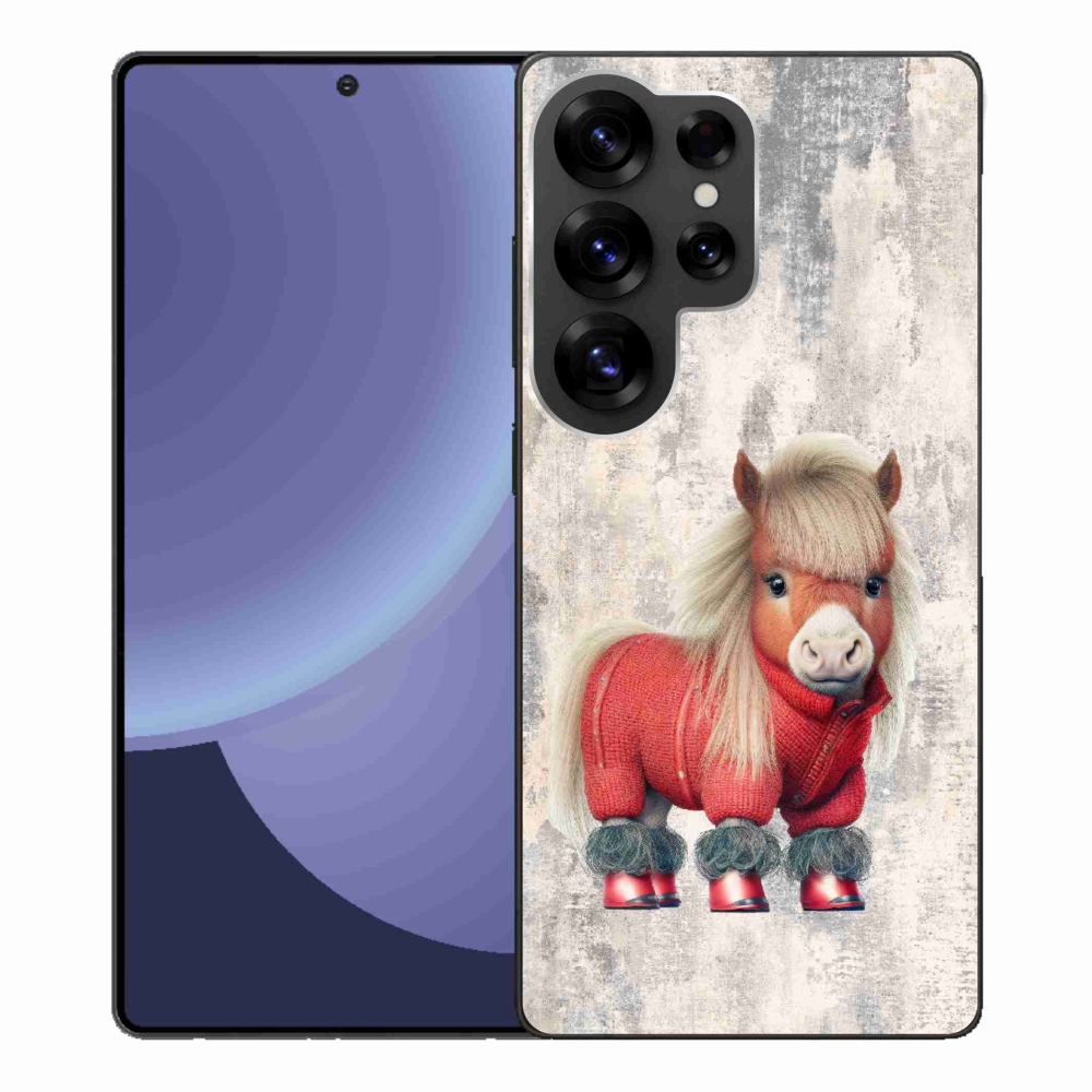Gél borítás mmCase Samsung Galaxy S25 Ultra - póni pulóverben