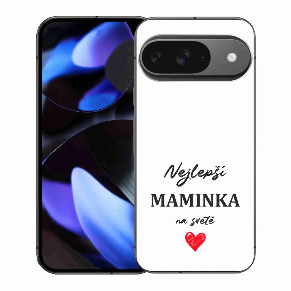 Gél borítás mmCase a Google Pixel 9/9 Pro készülékhez - Best Mom 1 fehér háttér