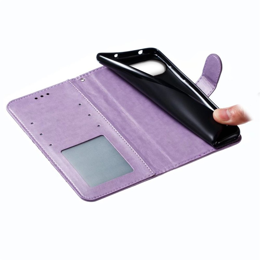 Mandala könyvtáska Google Pixel 10 Pro/Pixel 10/9 Pro/9 - lila