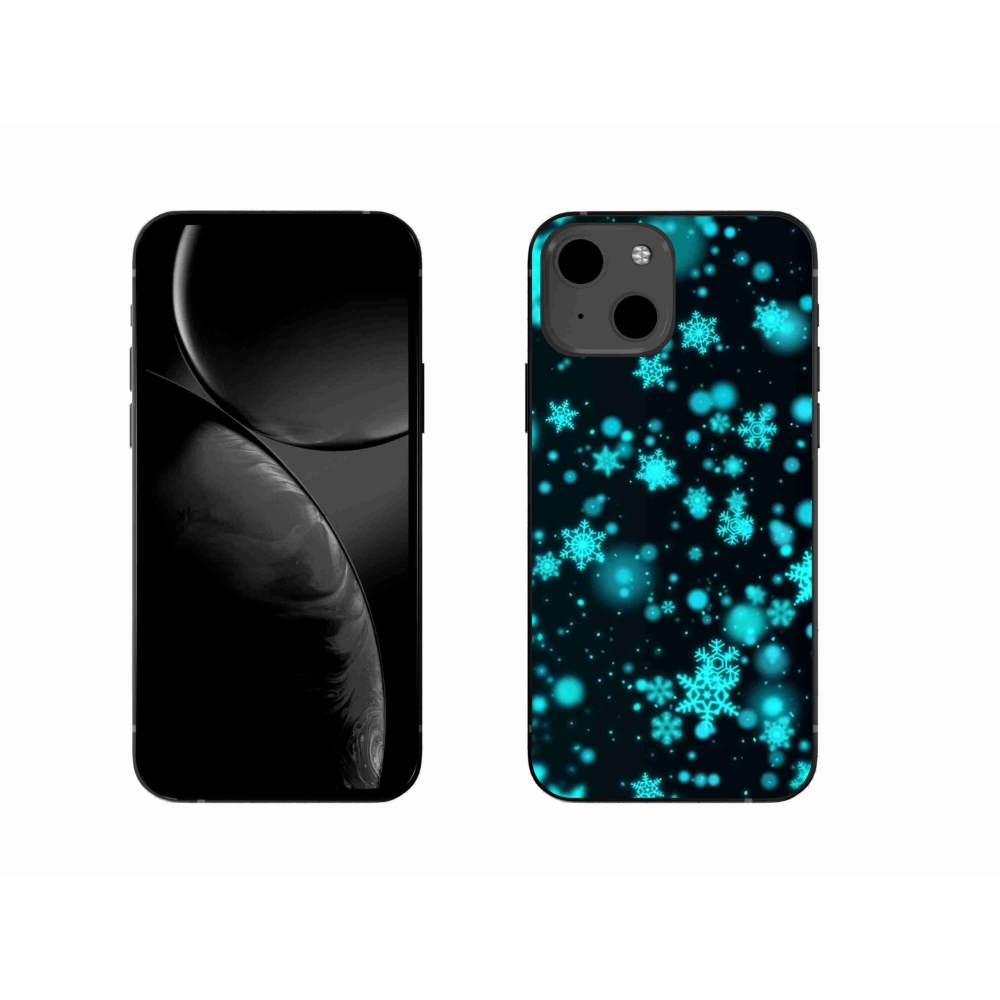 Gél borítás mmCase iPhone 13 6.1 készülékhez - hópelyhek 1