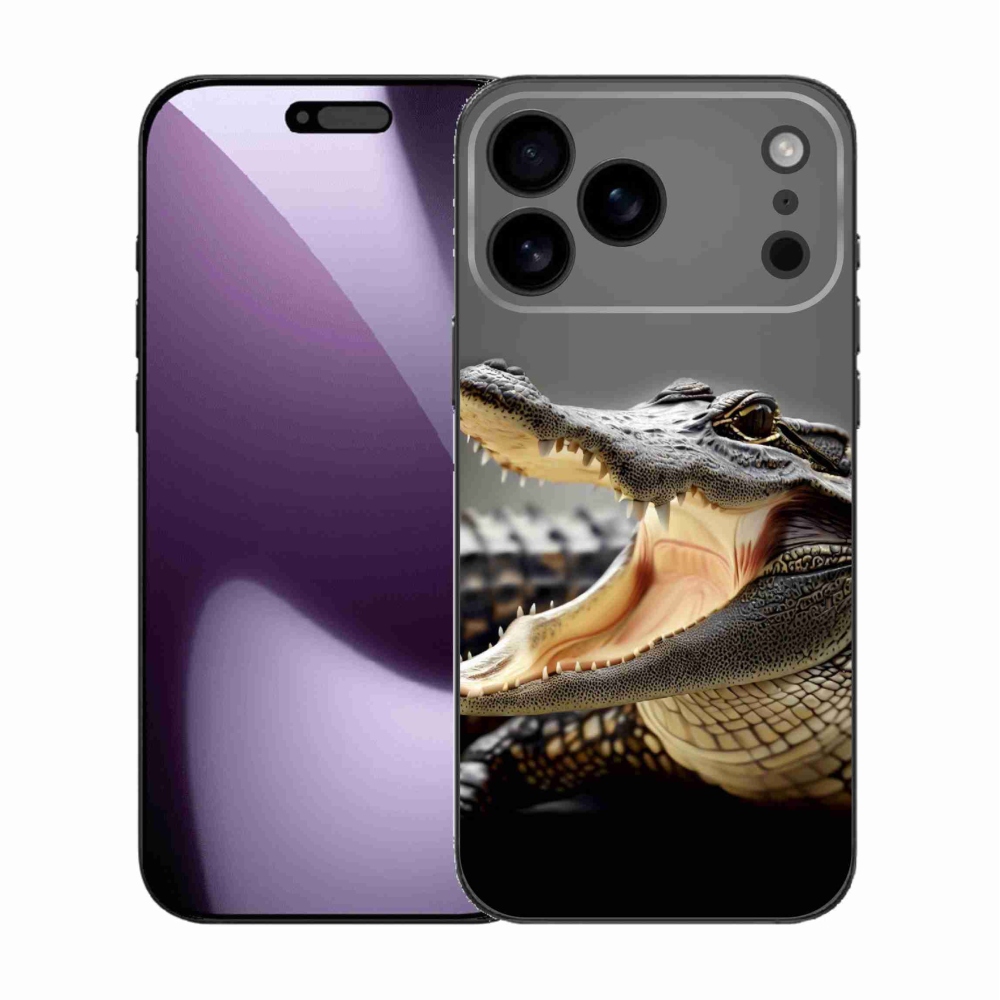 Zselés borítás mmCase iPhone 17 Pro Max készülékhez - krokodil