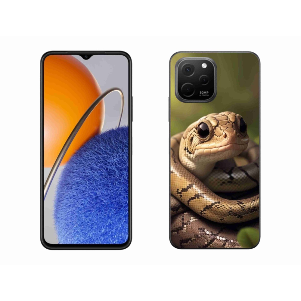 Gél borítás mmCase a Huawei Nova Y61 készülékhez - kígyó 1