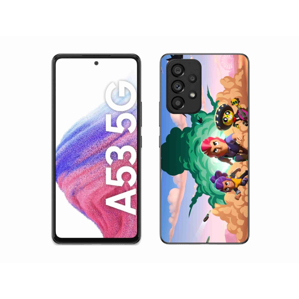 Gél borítás mmCase Samsung Galaxy A53 5G - verekedés csillagok