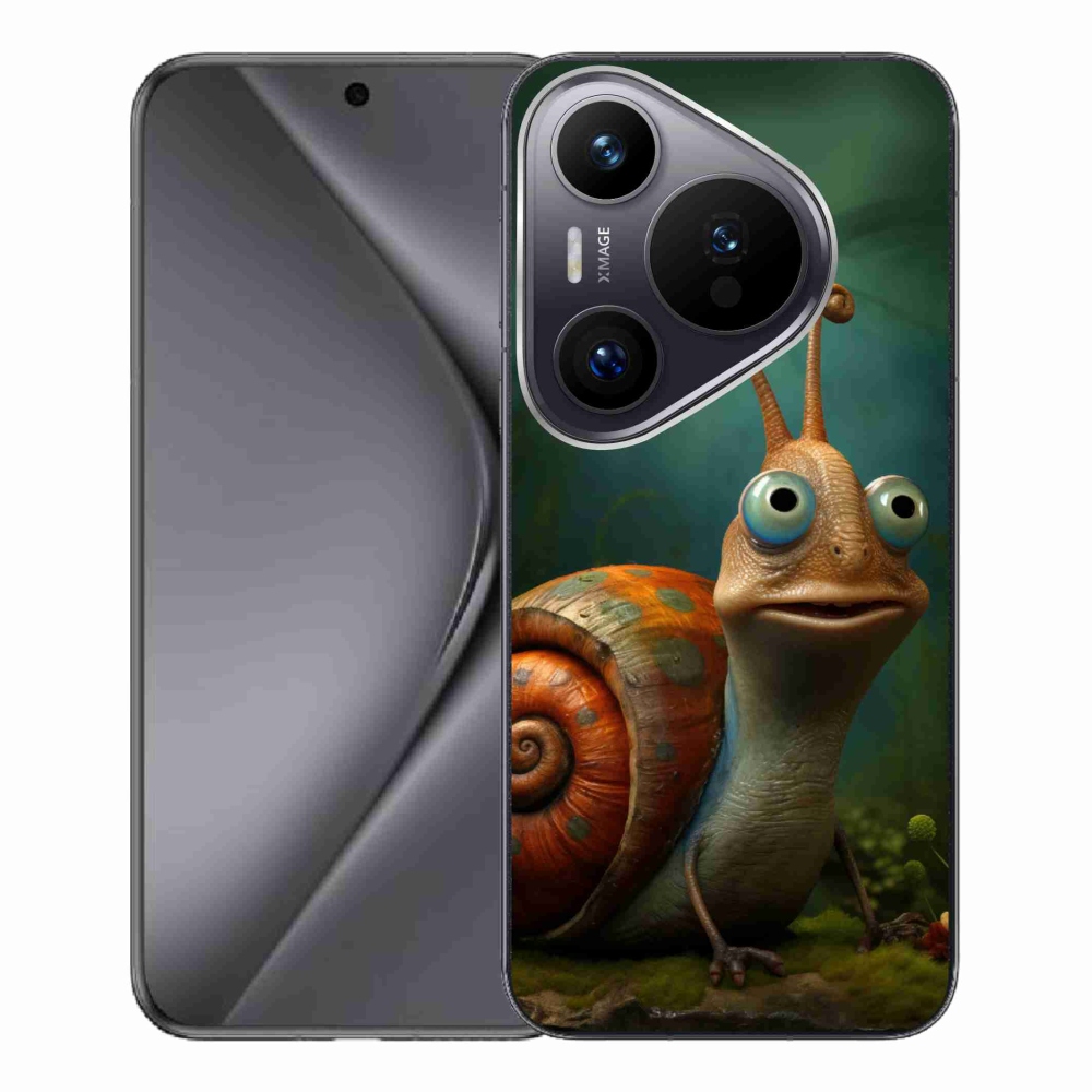 Zselés borítás mmCase a Huawei Pura 70 Pro készülékhez - csiga
