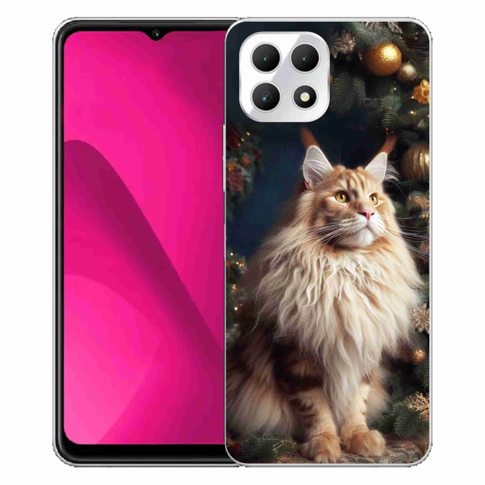 Zselés borítás mmCase a T-Mobile T Phone 2 készülékhez - macska a fánál