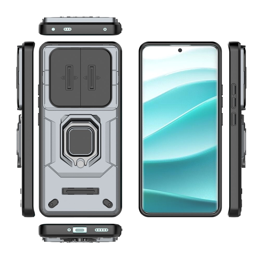 Lencseálló borítás a Xiaomi Redmi Note 14 Pro+ 5G készülékhez - szürke