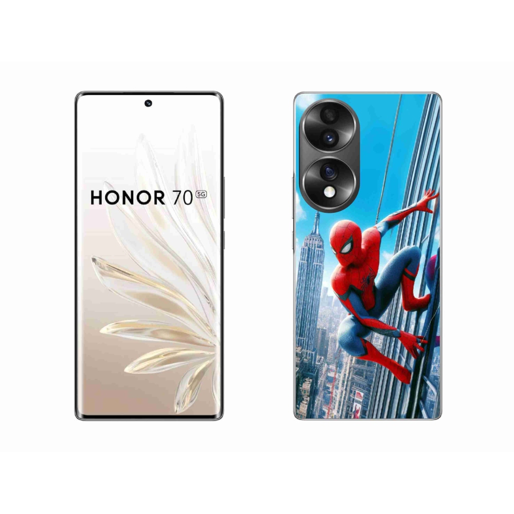 Zselés borítás mmCase a Honor 70-hez - spiderman