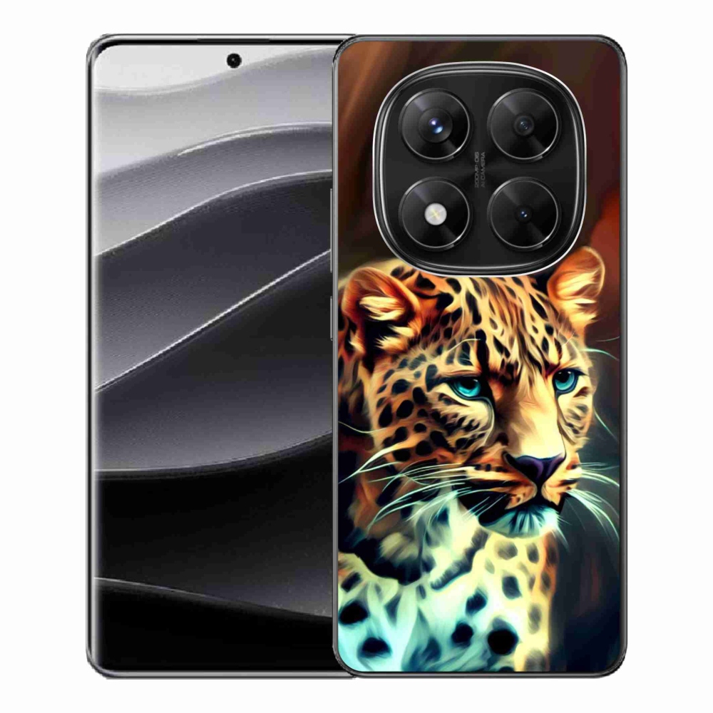 Gél borítás mmCase a Xiaomi Redmi Note 14 Pro 5G/Poco X7 5G számára - leopárd