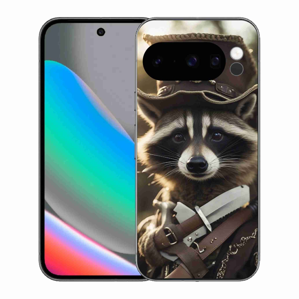 Zselés borítás mmCase a Google Pixel 10 Pro számára - mosómedve egyenruhában