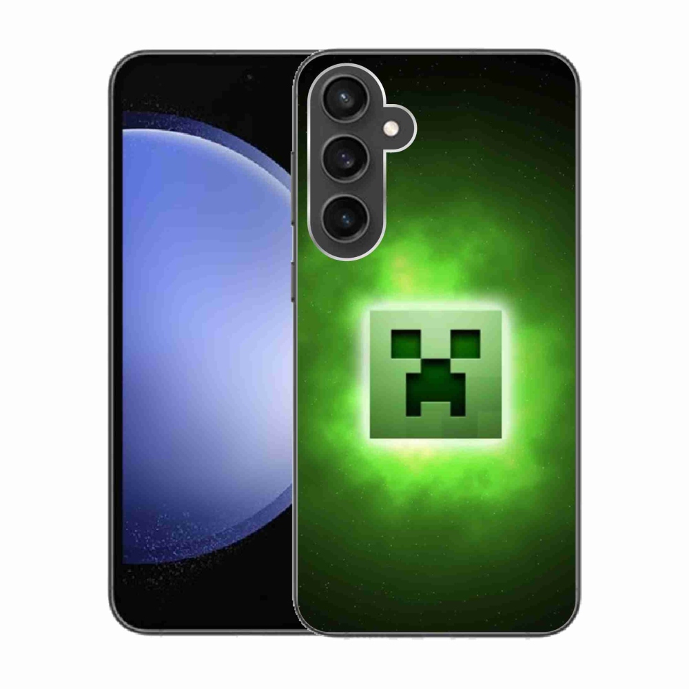 Zselés borítás mmCase Samsung Galaxy S23 FE készülékhez - minecraft