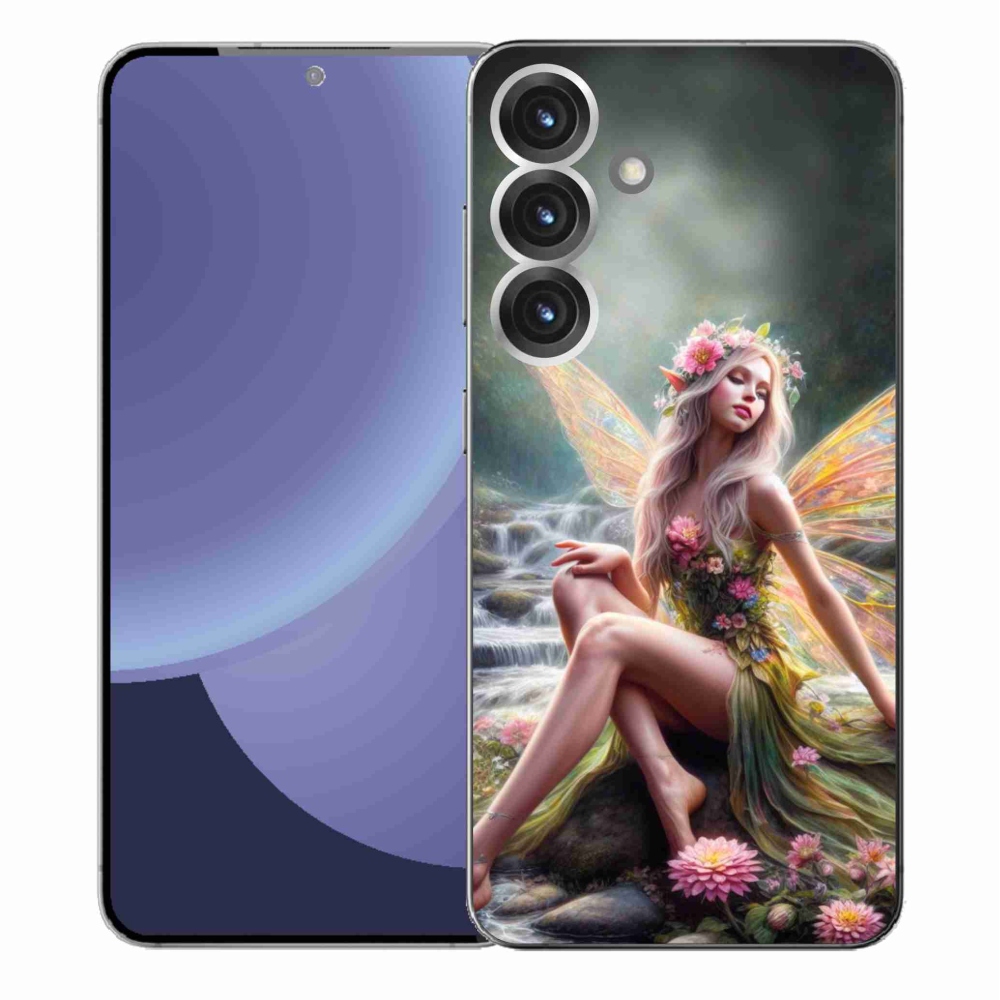 Gél védőhuzat mmCase Samsung Galaxy S25+ - pillangó nő 1