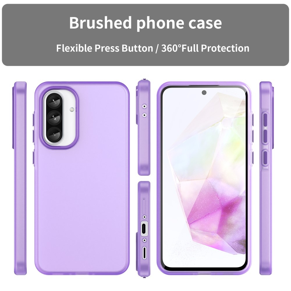 Candys matt zselés tok Samsung Galaxy A36 5G/A56 5G - lila