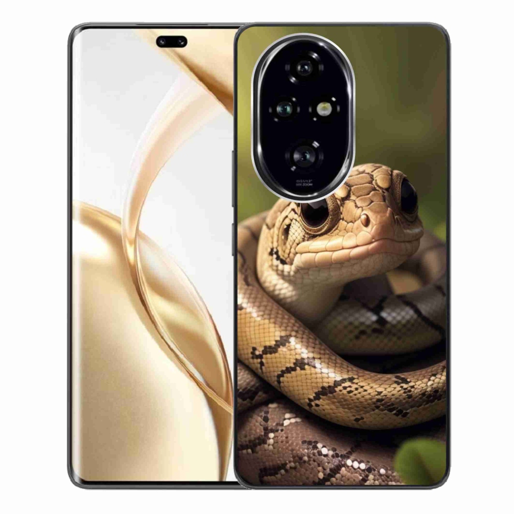 Zselés borítás mmCase a Honor 200 Pro 5G készülékhez - kígyó 1