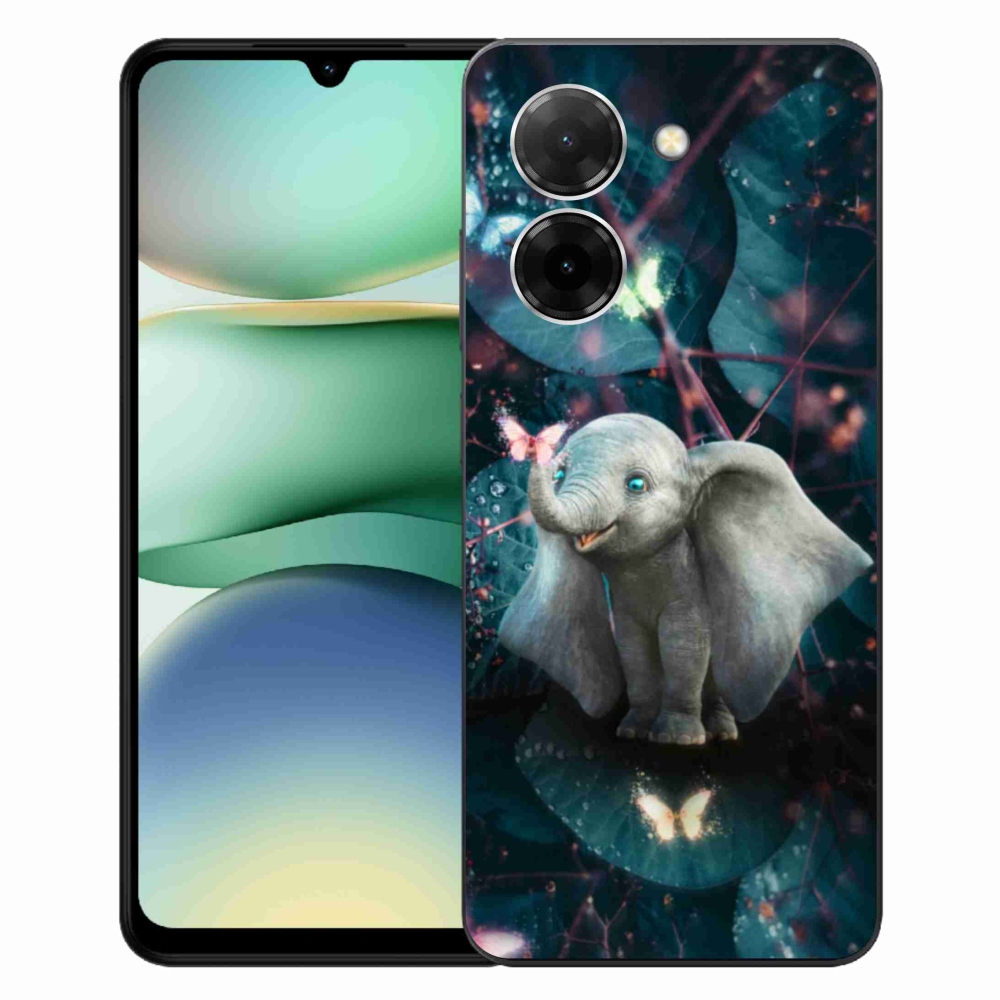 Gél borítás mmCase a Xiaomi Redmi A5 (173.45x79.35x8.45mm) - aranyos elefánthoz