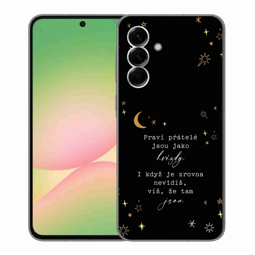 Gél borítás mmCase Samsung Galaxy A56 5G - idézem 6 fekete háttér