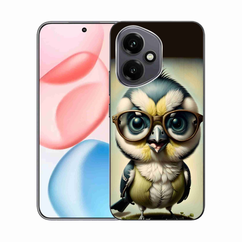 Zselés borítás mmCase a Honor 400-hoz - cub szemüveggel