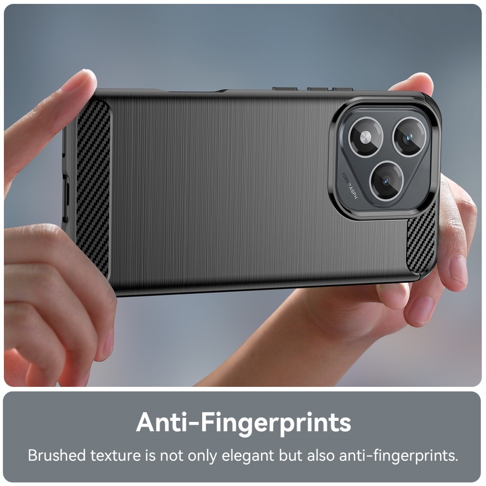 Szénálló zselés tok a Honor 400 Lite-hoz - fekete