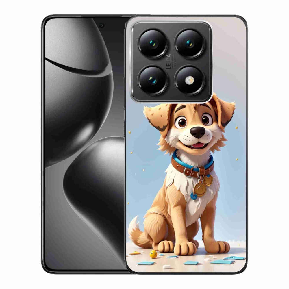 Gél borítás mmCase a Xiaomi 14T Pro számára - rajzfilm kiskutya